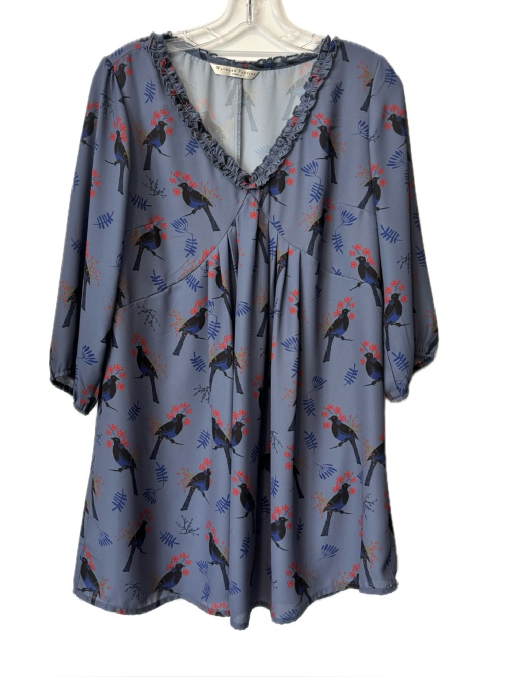 Wayward Fancies Woodland
Bird Print Tunic
Dress L-12 Boho Cottagecore
